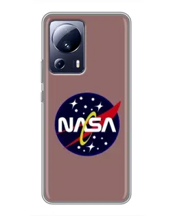 Чохол для Xiaomi 13 Lite з картинкою «NASA — ретро космос» Чохол для Xiaomi 13 Lite з картинкою «NASA — ретро космос»