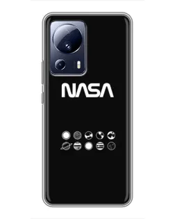 Чохол для Xiaomi 13 Lite з картинкою «NASA — технічний принт» Чохол для Xiaomi 13 Lite з картинкою «NASA — технічний принт»