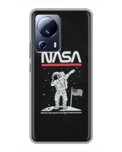 Чохол для Xiaomi 13 Lite з картинкою «NASA — крокуємо по Місяцю» Чохол для Xiaomi 13 Lite з картинкою «NASA — крокуємо по Місяцю»