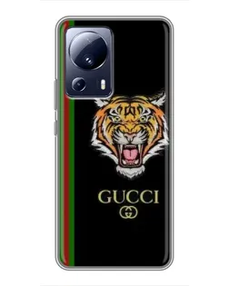Чохол для Xiaomi 13 Lite з картинкою «Тигр Gucci»