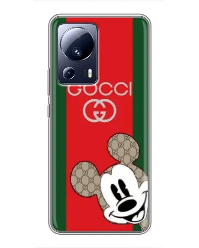 Чохол для Xiaomi 13 Lite з картинкою «Gucci — смуги та Міккі» Чохол для Xiaomi 13 Lite з картинкою «Gucci — смуги та Міккі»
