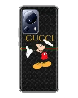 Чохол для Xiaomi 13 Lite з картинкою «Міккі Маус Gucci»