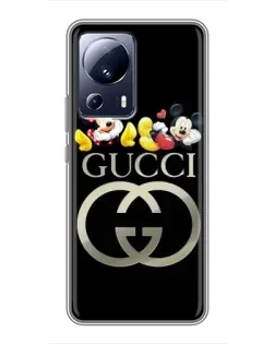 Чохол для Xiaomi 13 Lite з картинкою «Gucci — герої Disney»