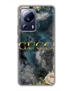 Чохол для Xiaomi 13 Lite з картинкою «Абстрактні квіти Gucci»