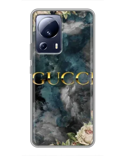 Чохол для Xiaomi 13 Lite з картинкою «Абстрактні квіти Gucci» Чохол для Xiaomi 13 Lite з картинкою «Абстрактні квіти Gucci»