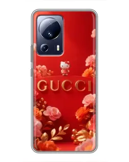 Чохол для Xiaomi 13 Lite з картинкою «Gucci — золотий сад»