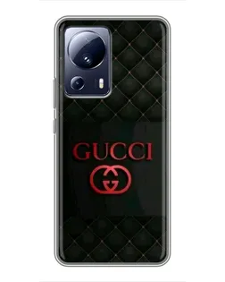 Чохол для Xiaomi 13 Lite з картинкою «Gucci — стьобаний чорний»