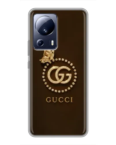 Чохол для Xiaomi 13 Lite з картинкою «Gucci — золотий метелик» Чохол для Xiaomi 13 Lite з картинкою «Gucci — золотий метелик»