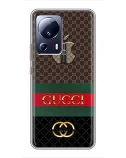 Чохол для Xiaomi 13 Lite з картинкою «Gucci — брендований десерт»
