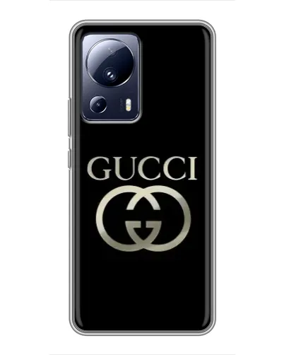 Чехол для Xiaomi 13 Lite с картинкой «Gucci — золото на черном» Чехол для Xiaomi 13 Lite с картинкой «Gucci — золото на черном»