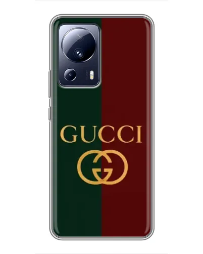 Чехол для Xiaomi 13 Lite с картинкой «Gucci — темно-зеленый градиент» Чехол для Xiaomi 13 Lite с картинкой «Gucci — темно-зеленый градиент»