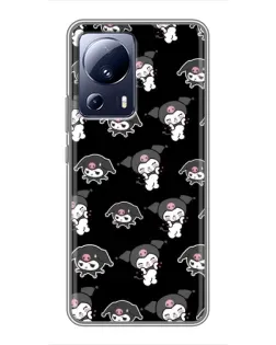 Чехол для Xiaomi 13 Lite с картинкой «Черный паттерн Kuromi» Чехол для Xiaomi 13 Lite с картинкой «Черный паттерн Kuromi»