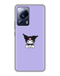 Чехол для Xiaomi 13 Lite с картинкой «Kuromi — фиолетовый минимализм» Чехол для Xiaomi 13 Lite с картинкой «Kuromi — фиолетовый минимализм»