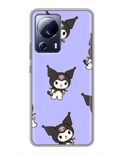 Чехол для Xiaomi 13 Lite с картинкой «Паттерн с Kuromi» Чехол для Xiaomi 13 Lite с картинкой «Паттерн с Kuromi»