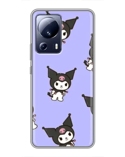 Чехол для Xiaomi 13 Lite с картинкой «Паттерн с Kuromi»