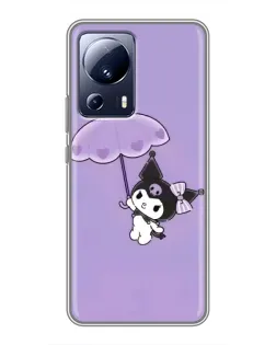 Чехол для Xiaomi 13 Lite с картинкой «Kuromi с зонтиком» Чехол для Xiaomi 13 Lite с картинкой «Kuromi с зонтиком»