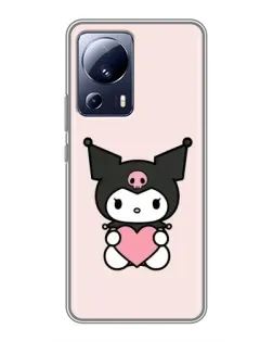 Чехол для Xiaomi 13 Lite с картинкой «Kuromi и сердце» Чехол для Xiaomi 13 Lite с картинкой «Kuromi и сердце»