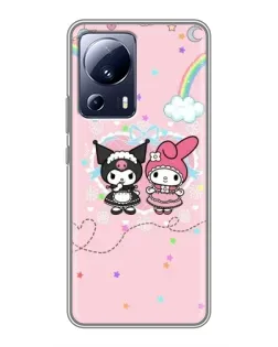 Чехол для Xiaomi 13 Lite с картинкой «My Melody и Kuromi» Чехол для Xiaomi 13 Lite с картинкой «My Melody и Kuromi»