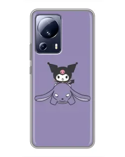 Чехол для Xiaomi 13 Lite с картинкой «Kuromi на лиловом фоне» Чехол для Xiaomi 13 Lite с картинкой «Kuromi на лиловом фоне»