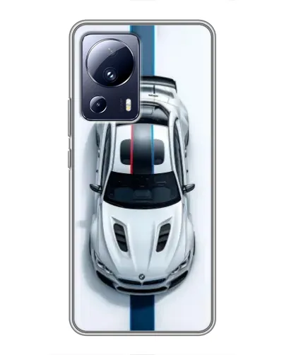 Чехол для Xiaomi 13 Lite с картинкой «Вид сверху — BMW M»