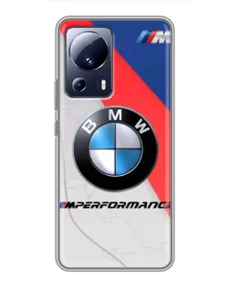 Чехол для Xiaomi 13 Lite с картинкой «BMW Performance стиль» Чехол для Xiaomi 13 Lite с картинкой «BMW Performance стиль»