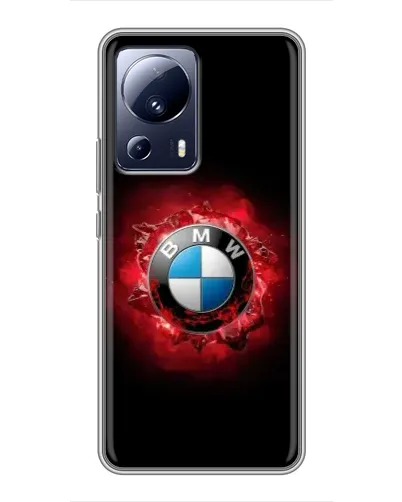 Чехол для Xiaomi 13 Lite с картинкой «Логотип BMW — вспышка»