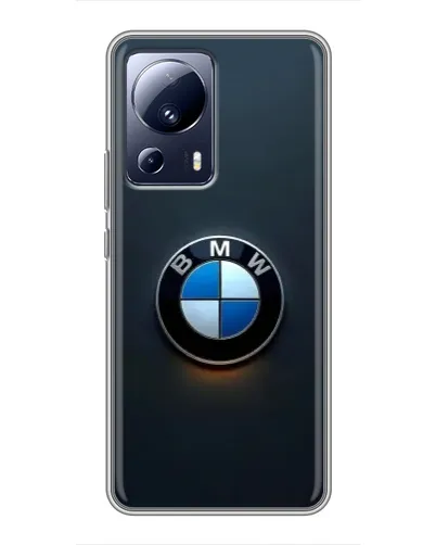 Чехол для Xiaomi 13 Lite с картинкой «Логотип BMW — минимализм»