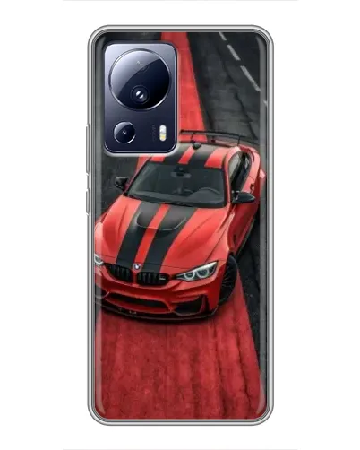 Чехол для Xiaomi 13 Lite с картинкой «BMW на красной дорожке»