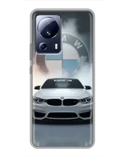 Чехол для Xiaomi 13 Lite с картинкой «BMW в белом дыму» Чехол для Xiaomi 13 Lite с картинкой «BMW в белом дыму»