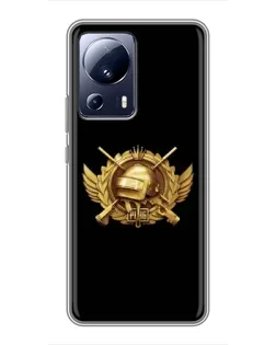 Чохол для Xiaomi 13 Lite з картинкою «PUBG — помаранчевий градієнт» Чохол для Xiaomi 13 Lite з картинкою «PUBG — помаранчевий градієнт»