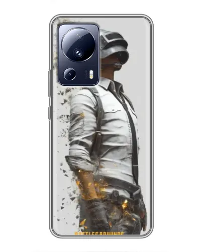 Чехол для Xiaomi 13 Lite с картинкой «PUBG — боец в пыли» Чехол для Xiaomi 13 Lite с картинкой «PUBG — боец в пыли»