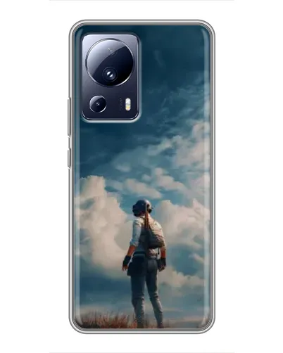 Чехол для Xiaomi 13 Lite с картинкой «Герой PUBG на скале» Чехол для Xiaomi 13 Lite с картинкой «Герой PUBG на скале»