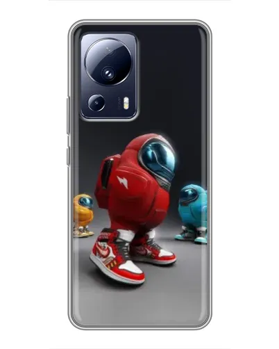 Чехол для Xiaomi 13 Lite с картинкой «Among Us — 3D стиль»