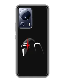 Чохол для Xiaomi 13 Lite з картинкою «Among Us шолом» Чохол для Xiaomi 13 Lite з картинкою «Among Us шолом»