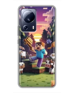 Чохол для Xiaomi 13 Lite з картинкою «Стів на фермі»