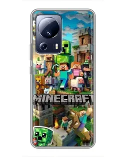 Чохол для Xiaomi 13 Lite з картинкою «Замок Minecraft» Чохол для Xiaomi 13 Lite з картинкою «Замок Minecraft»