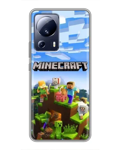 Чохол для Xiaomi 13 Lite з картинкою «Minecraft класичний світ» Чохол для Xiaomi 13 Lite з картинкою «Minecraft класичний світ»