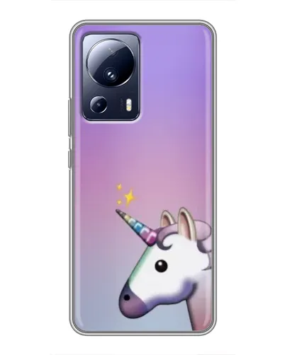 Чехол для Xiaomi 13 Lite с картинкой «Единорог градиент»