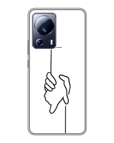 Чехол для Xiaomi 13 Lite с картинкой «Рука держит» Чехол для Xiaomi 13 Lite с картинкой «Рука держит»