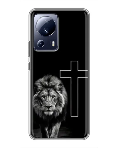Чехол для Xiaomi 13 Lite с картинкой «Лев и Крест» Чехол для Xiaomi 13 Lite с картинкой «Лев и Крест»