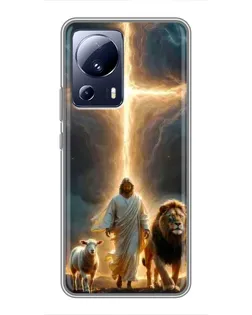 Чохол для Xiaomi 13 Lite з картинкою «Лев Юди та Світло» Чохол для Xiaomi 13 Lite з картинкою «Лев Юди та Світло»