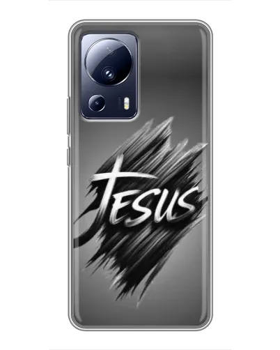Чехол для Xiaomi 13 Lite с картинкой «Надпись Jesus Graffiti» Чехол для Xiaomi 13 Lite с картинкой «Надпись Jesus Graffiti»