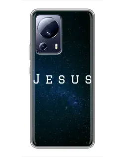 Чехол для Xiaomi 13 Lite с картинкой «Звездное небо Jesus»