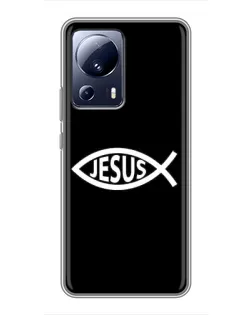 Чехол для Xiaomi 13 Lite с картинкой «Классический Jesus»