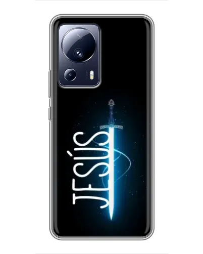Чехол для Xiaomi 13 Lite с картинкой «Меч Духа Jesus» Чехол для Xiaomi 13 Lite с картинкой «Меч Духа Jesus»