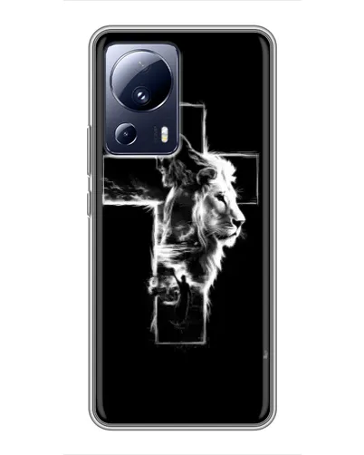 Чехол для Xiaomi 13 Lite с картинкой «Сияющий крест Jesus» Чехол для Xiaomi 13 Lite с картинкой «Сияющий крест Jesus»