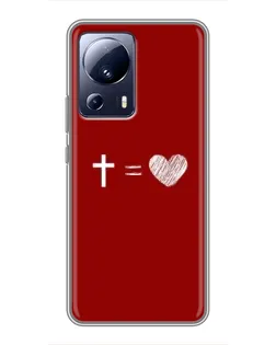 Чехол для Xiaomi 13 Lite с картинкой «Уравнение любви»