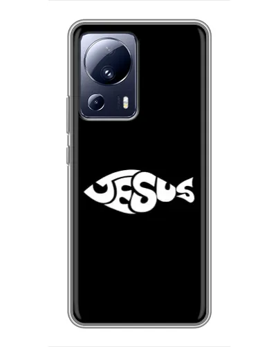 Чехол для Xiaomi 13 Lite с картинкой «Рыба Jesus» Чехол для Xiaomi 13 Lite с картинкой «Рыба Jesus»