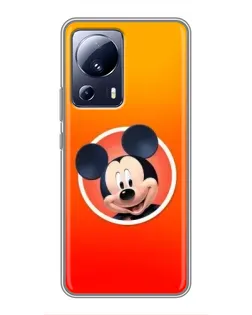 Чехол для Xiaomi 13 Lite с картинкой «Mickey в круге» Чехол для Xiaomi 13 Lite с картинкой «Mickey в круге»