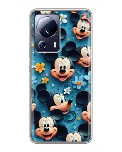 Чехол для Xiaomi 13 Lite с картинкой «Паттерн Микки и Минни» Чехол для Xiaomi 13 Lite с картинкой «Паттерн Микки и Минни»